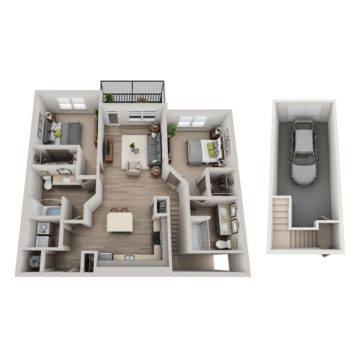 Apartment 210 floor plan